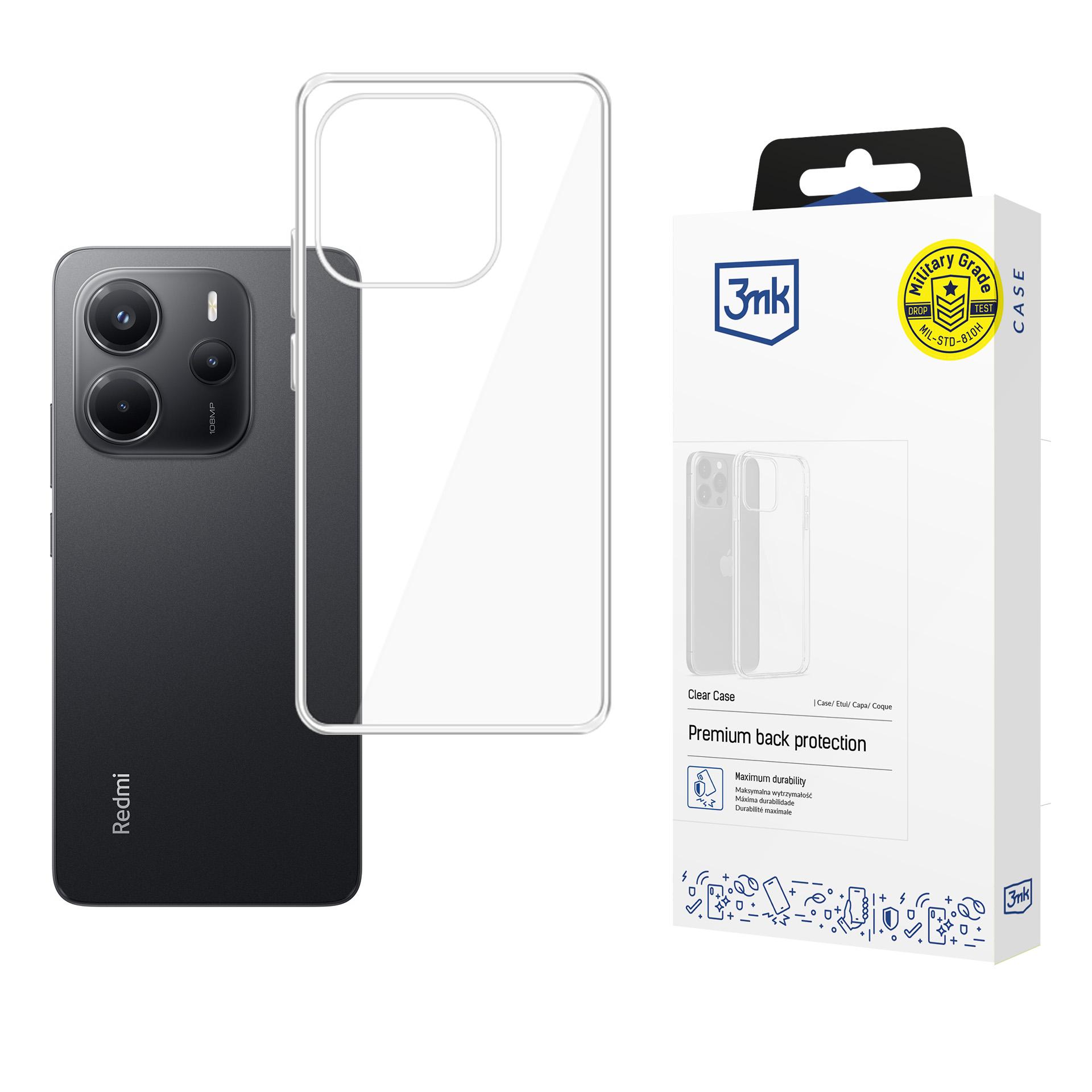 3mk caurspīdīgs viedtālruņa apvalks Xiaomi Redmi Note 14 4G