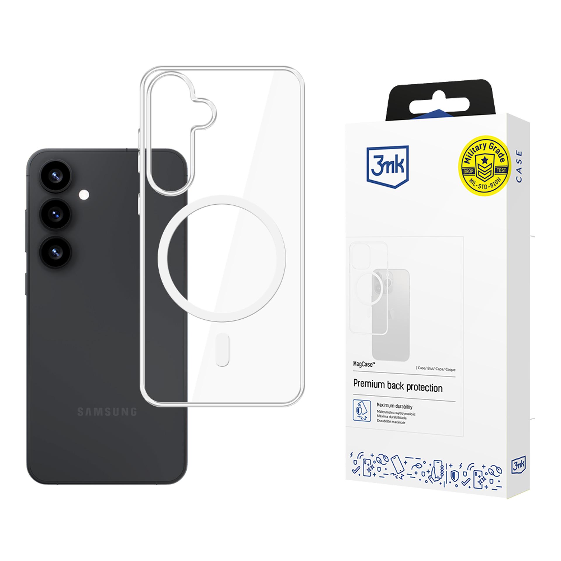 3mk MagCase Samsung Galaxy S25+ - caurspīdīgs