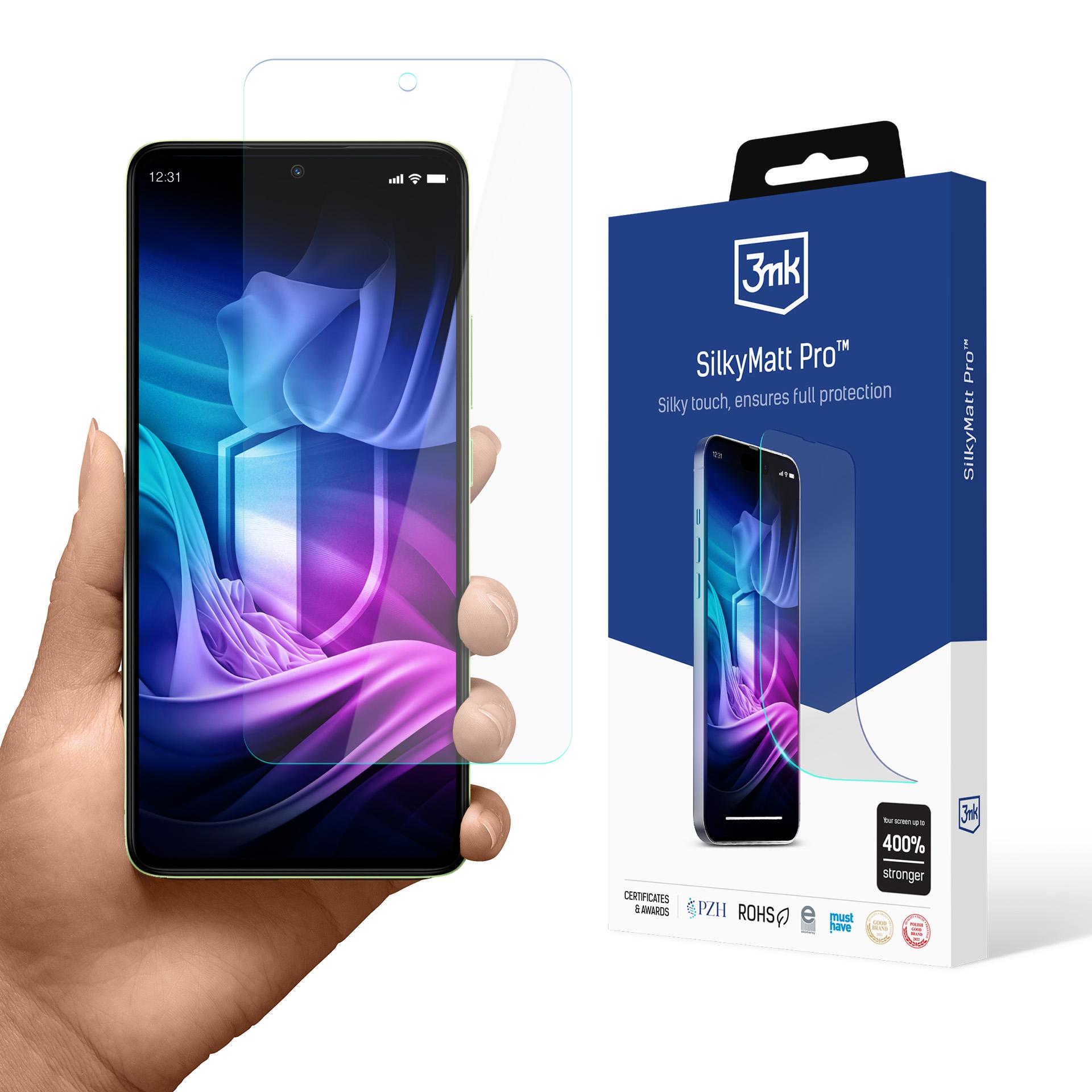 3mk Silky Matt Pro matēta aizsargplēve Redmi Note 14 4G