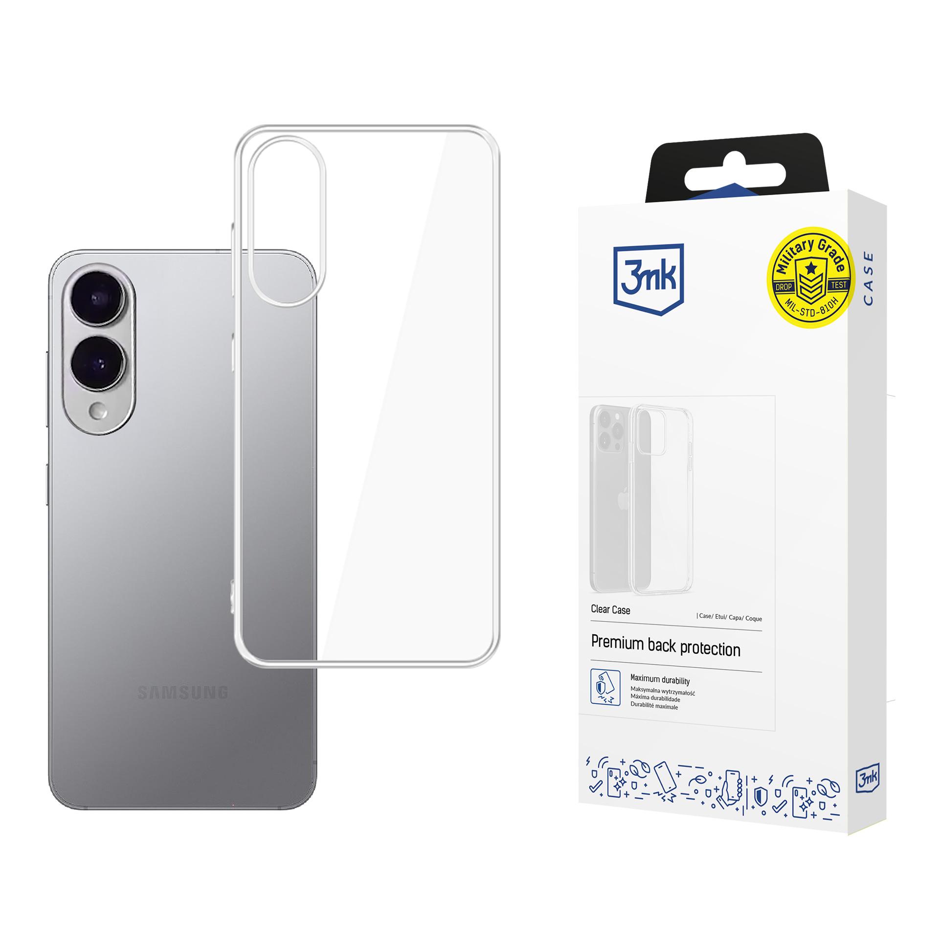 3mk Viedtālruņa apvalks (m) Samsung Galaxy S25 Edge - caurspīdīgs
