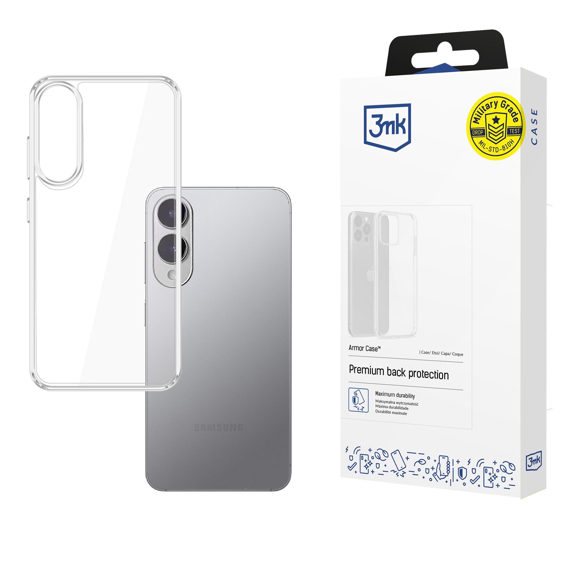 3mk Bruņu apvalks Samsung Galaxy S25 Edge - Caurspīdīgs