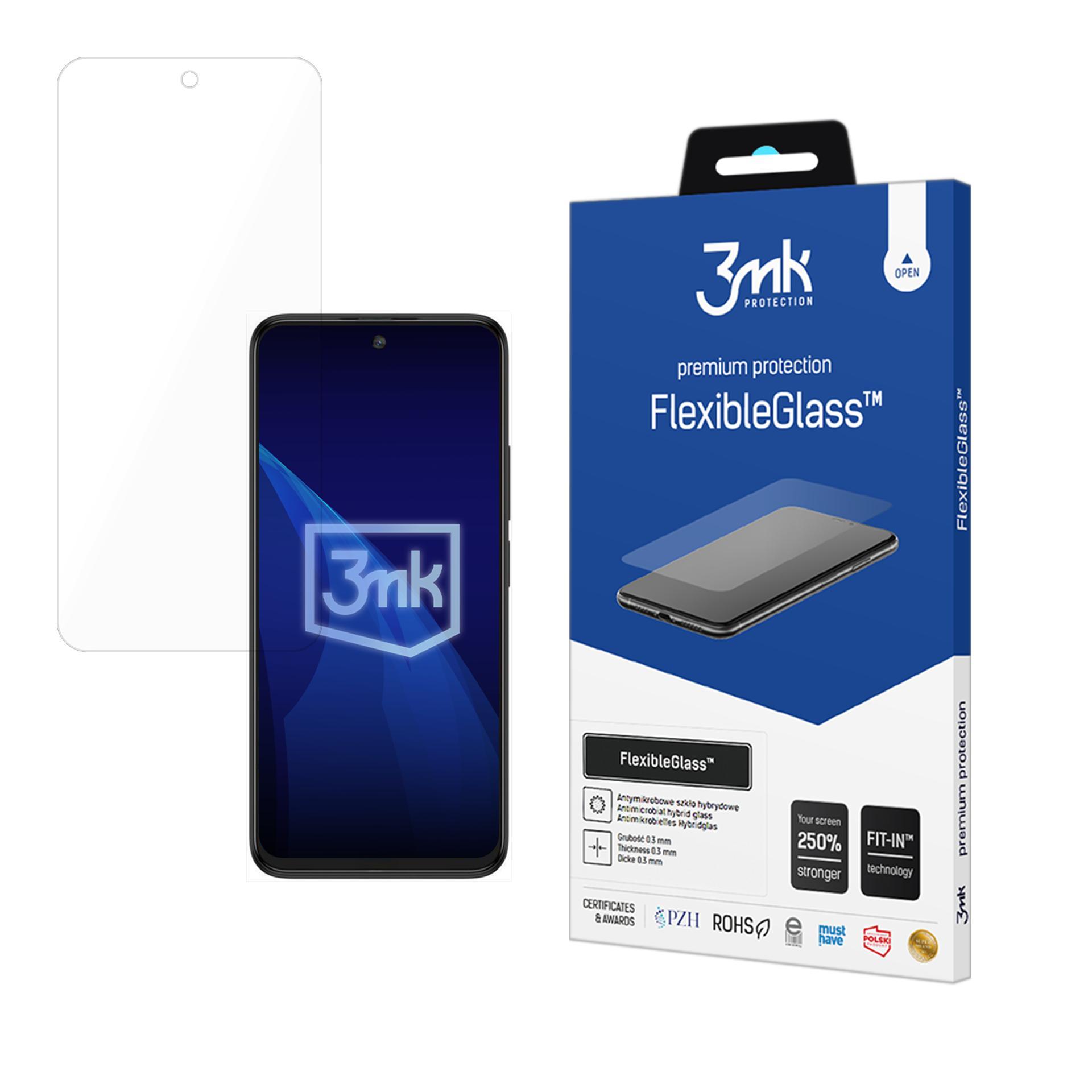Hibrīdais stikls 3mk FlexibleGlass TCL 605 / 60 SE viedtālrunim