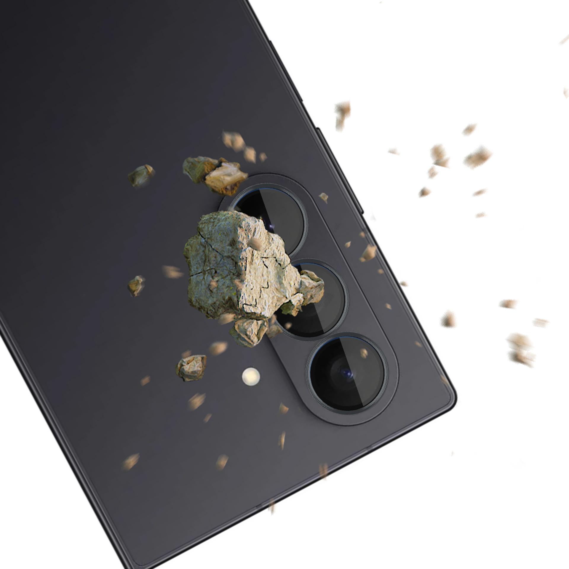 Защитное стекло камеры 3mk Lens Protection Pro для Samsung Galaxy Z Fold 7 - чёрный