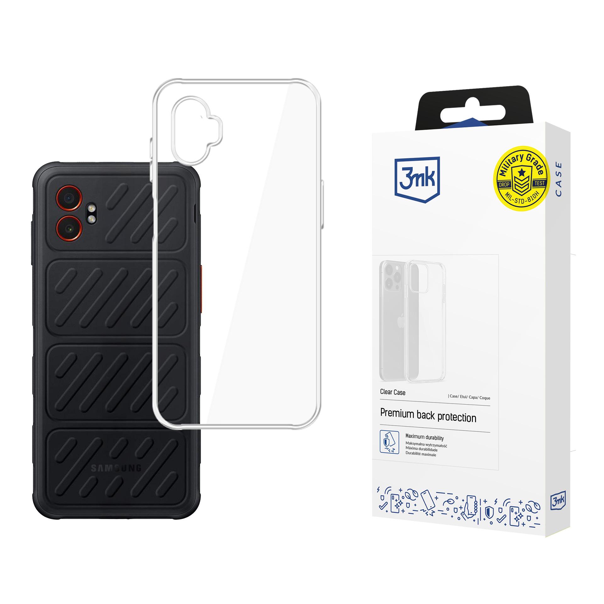 3mk Viedtālruņa apvalks Samsung Galaxy XCover 7 Pro - caurspīdīgs
