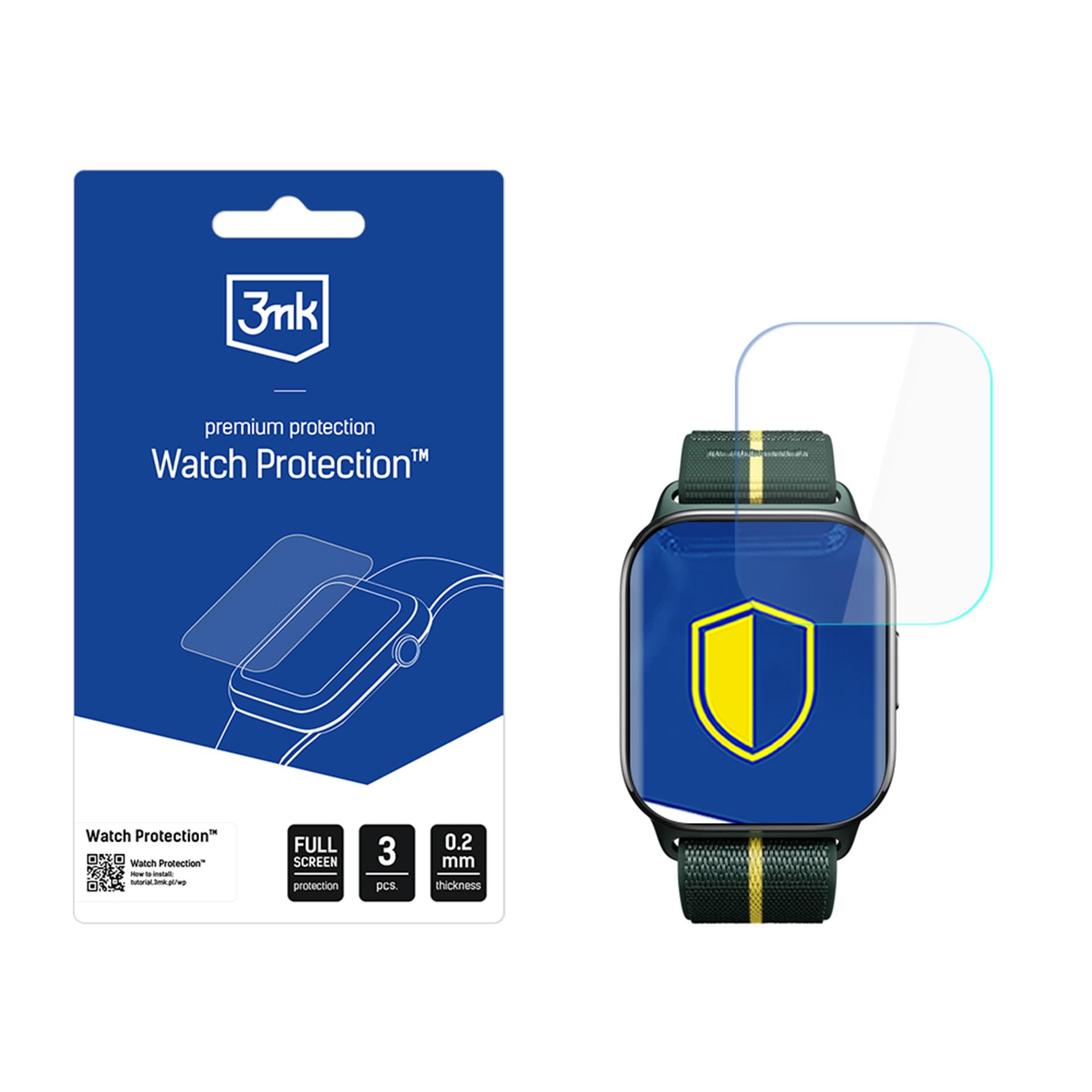 3mk Watch Protection ARC Smartwatch Screen Protector for Motorola Moto Watch Fit