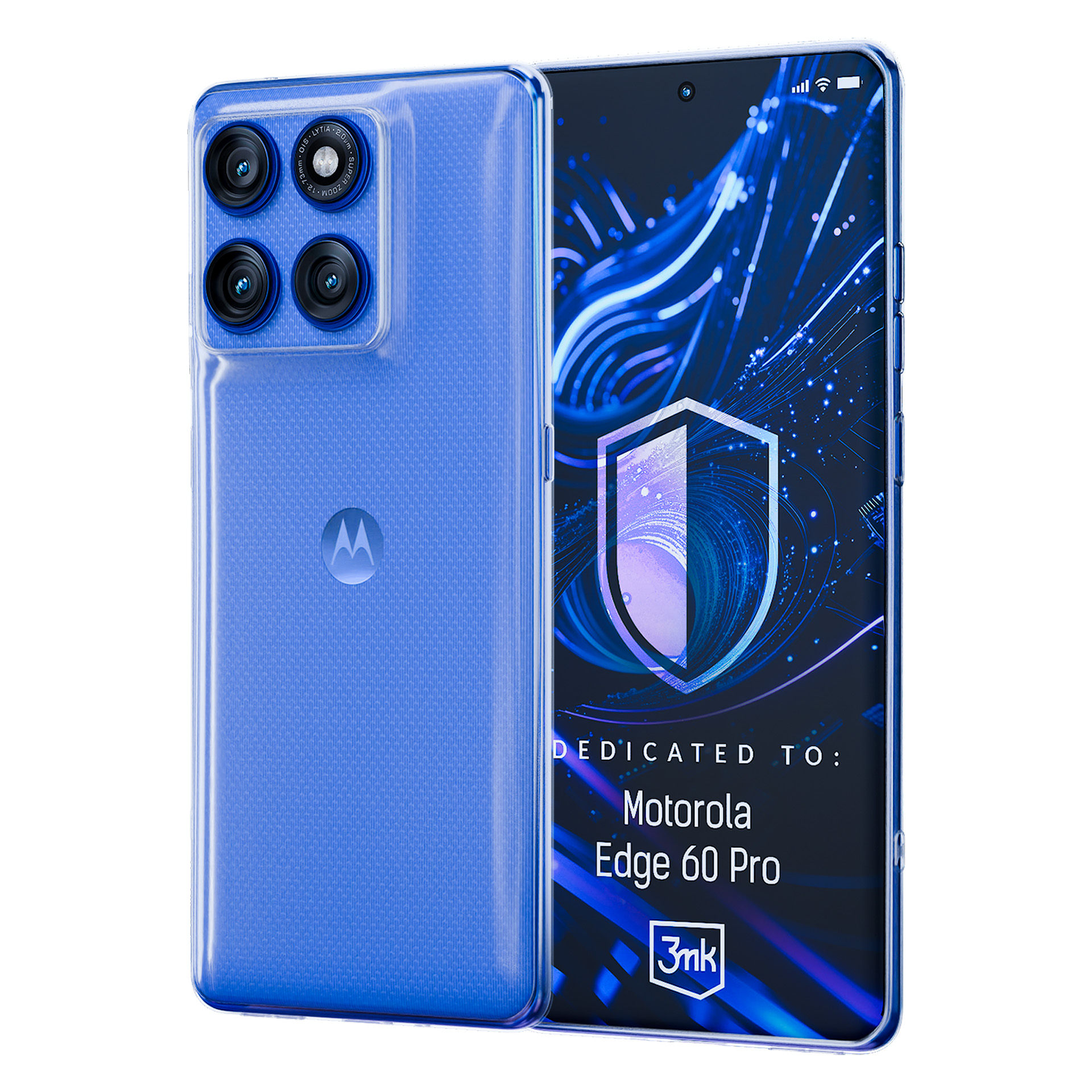 3mk Viedtālruņa apvalks priekš Motorola Edge 60 Pro - caurspīdīgs
