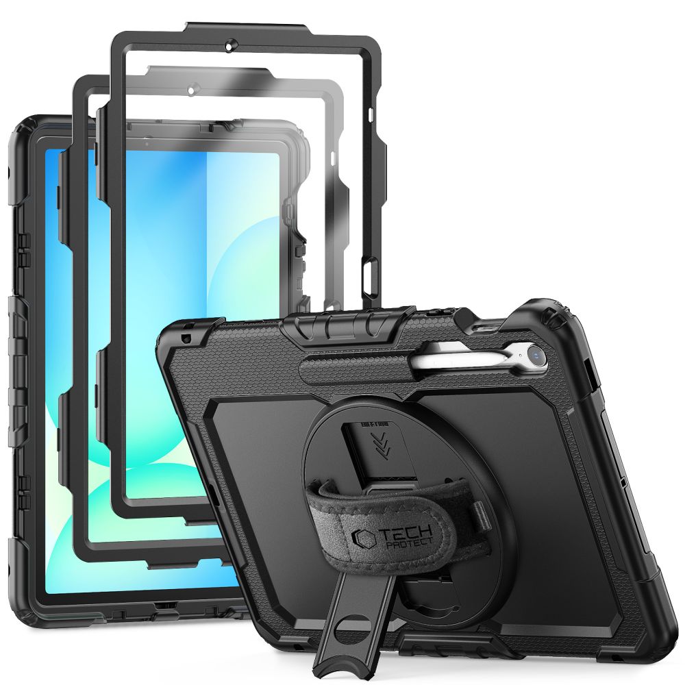 Tech-Protect Solid viedtālruņa apvalks Samsung Galaxy Tab S10 FE+ - melns