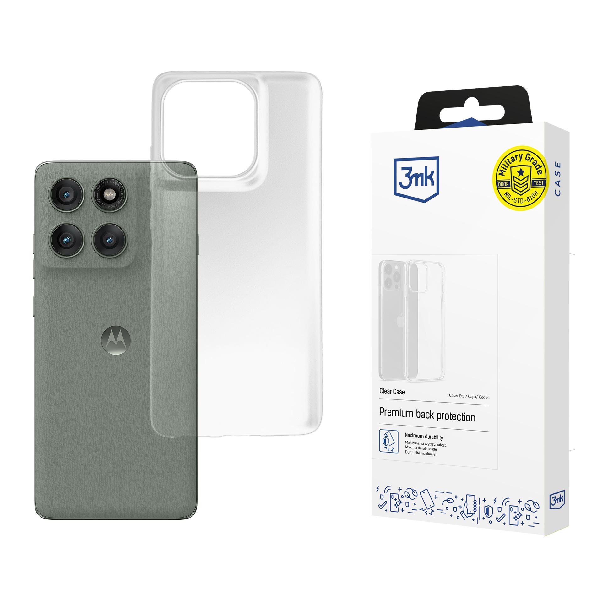 3mk Armor Case maciņš Motorola Edge 60 Pro - caurspīdīgs