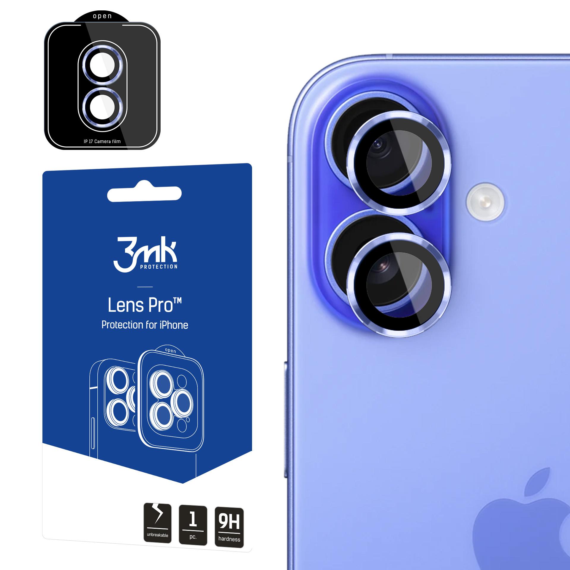 3mk Lens Protection Pro aizsargstikls iPhone 17 - zila