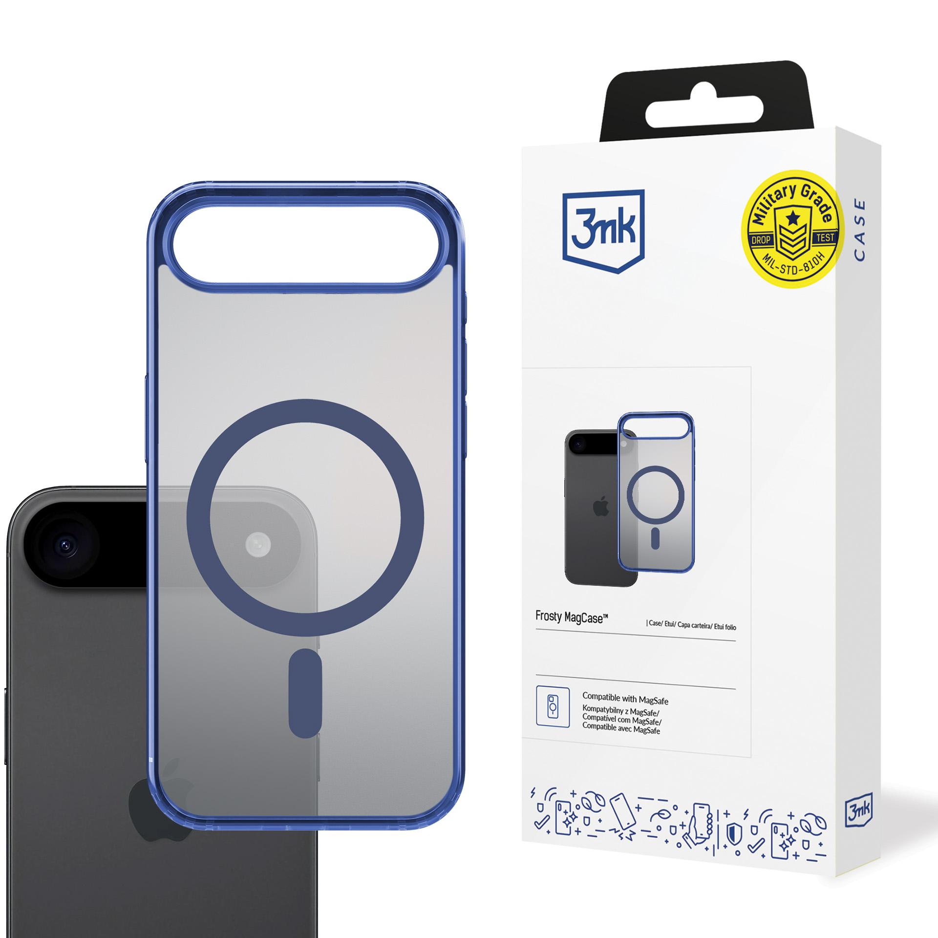 3mk Frosty MagCase viedtālruņa apvalks iPhone 17 Air – zils