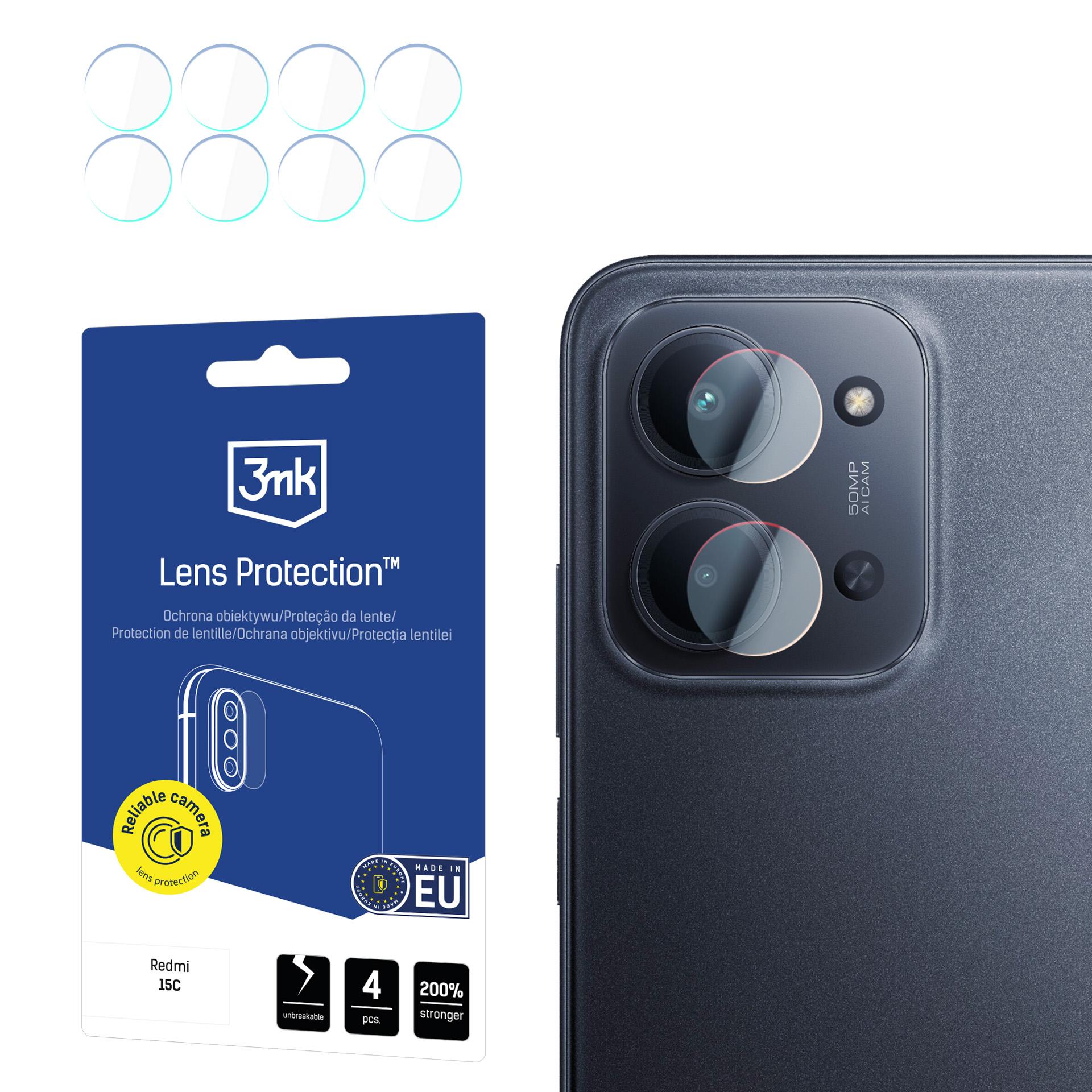 3mk objektīva stikls Xiaomi Redmi 15C