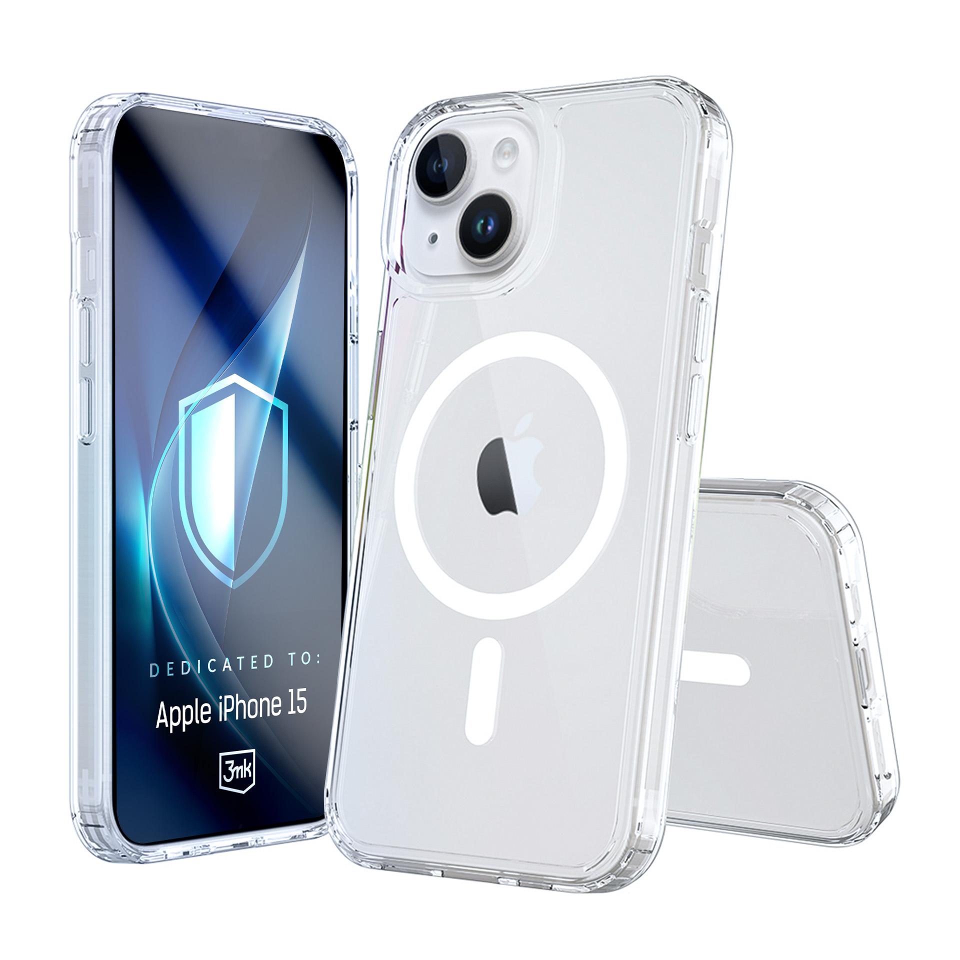 3mk Armor MagCase Viedtālruņa apvalks iPhone 15 - skaidrs