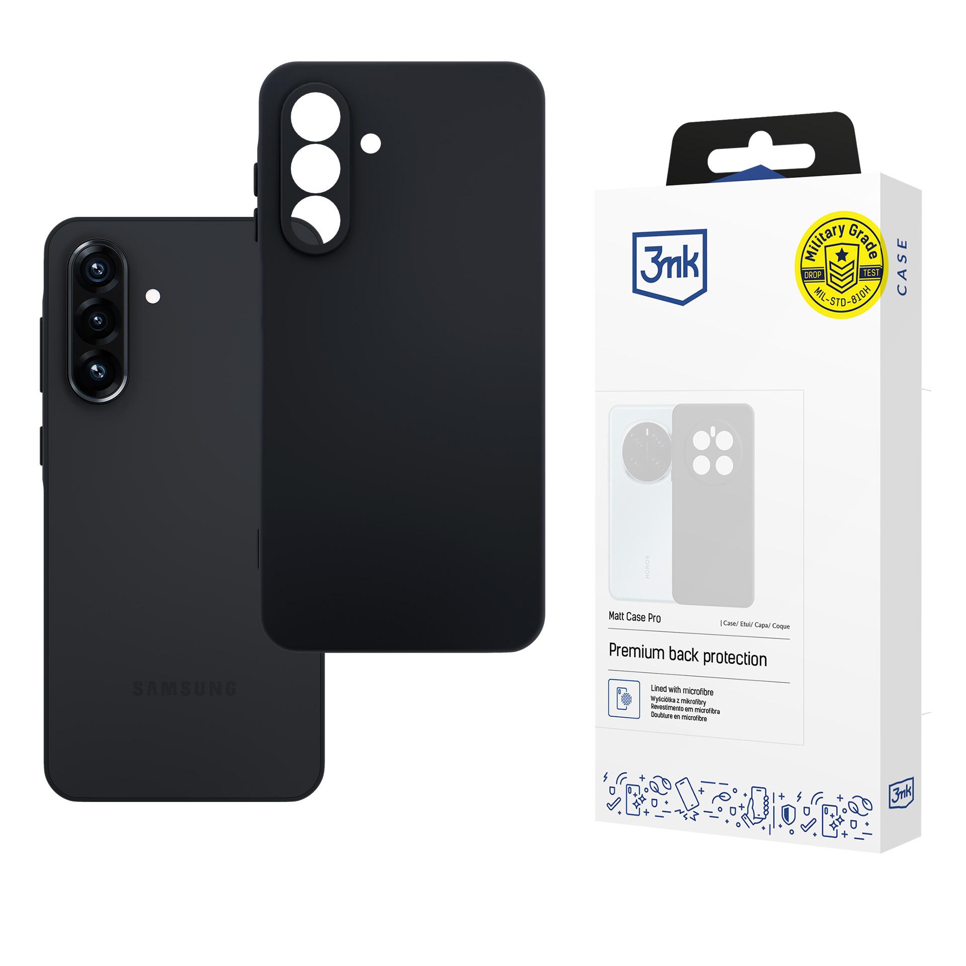 3mk Matēts apvalks Pro Samsung Galaxy A26 5G - Matēts melns