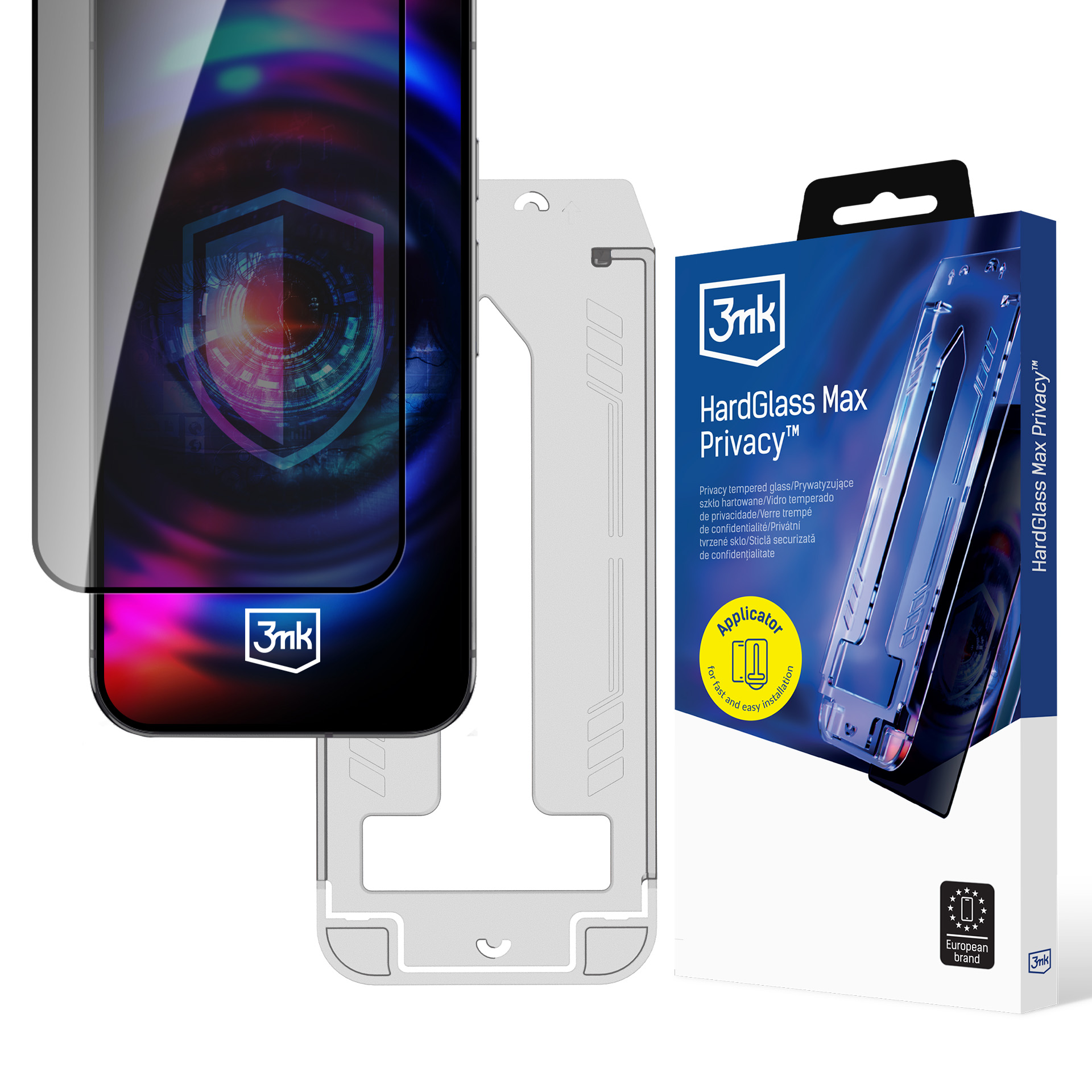 3mk Hardglass Max privatātuma ekrāna aizsargs iPhone 16 Pro Max