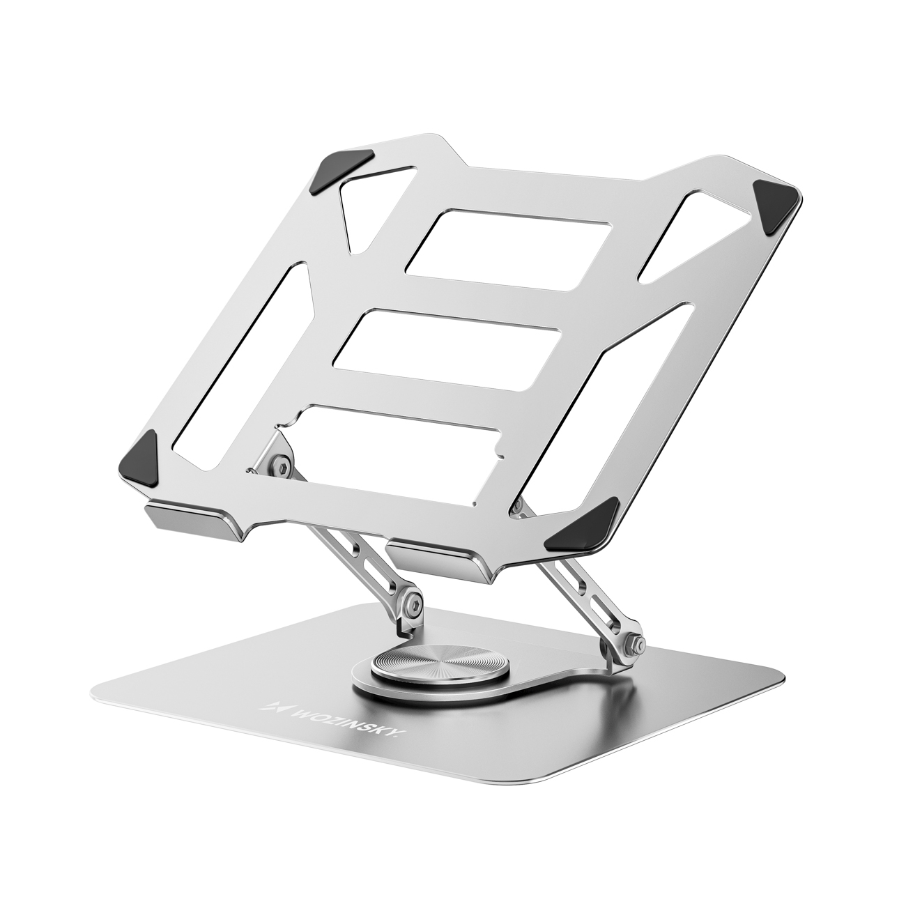 Wozinsky WDCX-X19-AB HardStand 360° Вращающаяся Подставка для Ноутбука и Планшета - Серебристый