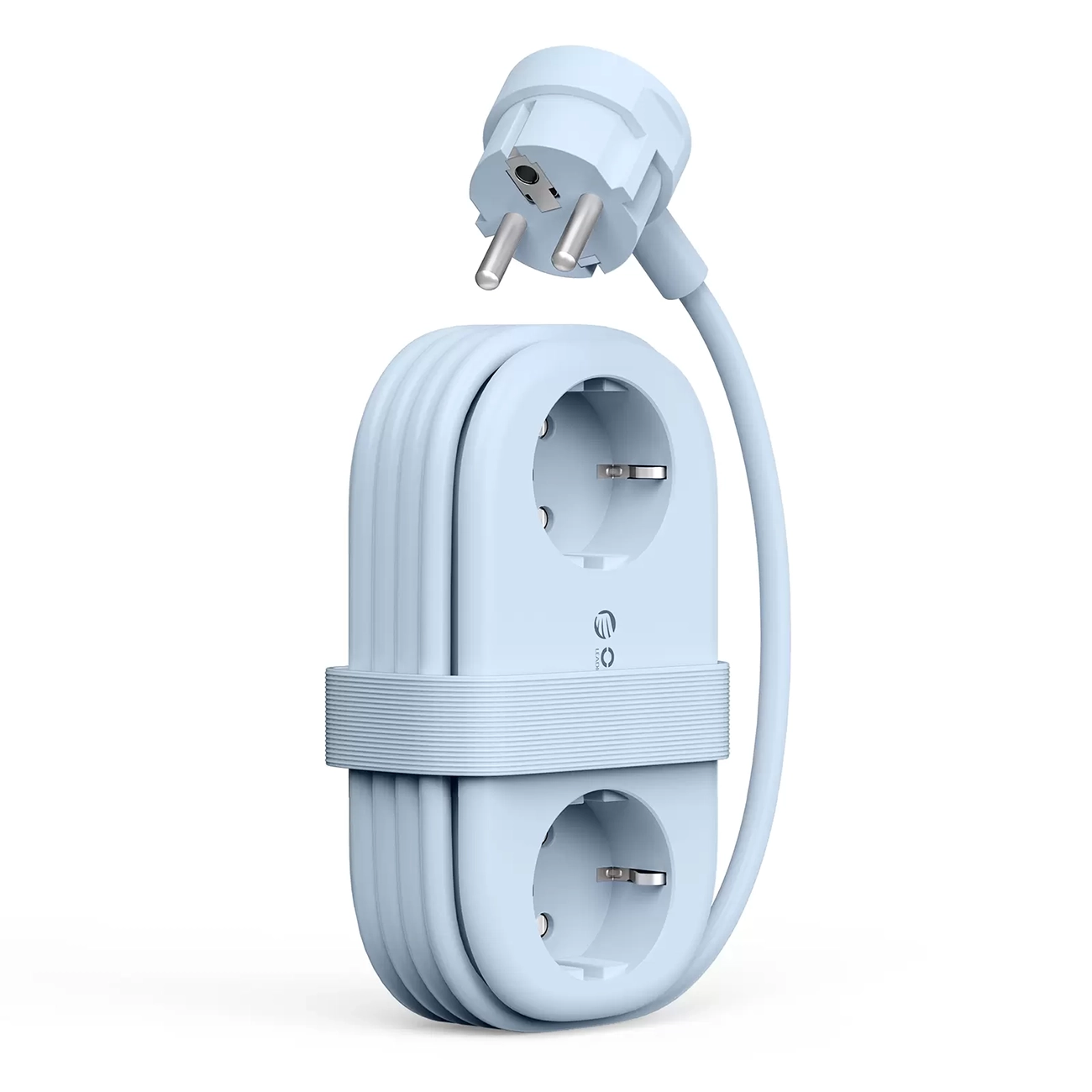 Orico AP3 65W GaN 6in1 strāvas sadalītājs 2x AC + 2x USB-A + 2x USB-C - zils