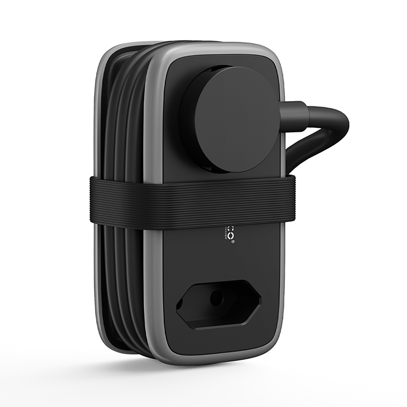 Orico AP3 65W GaN 6in1 strāvas sadalītājs 2x AC + 2x USB-A + 2x USB-C - melns