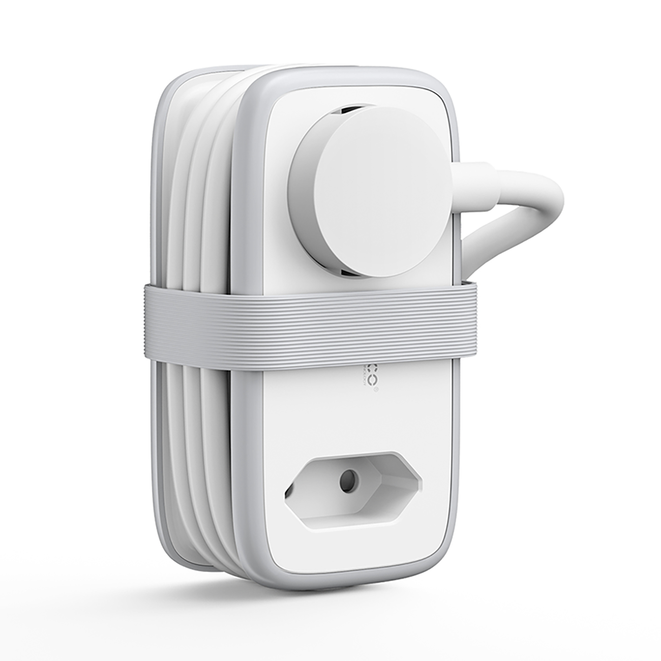 Orico AP3 65W GaN 6in1 strāvas sadalītājs 2x AC + 2x USB-A + 2x USB-C - balts