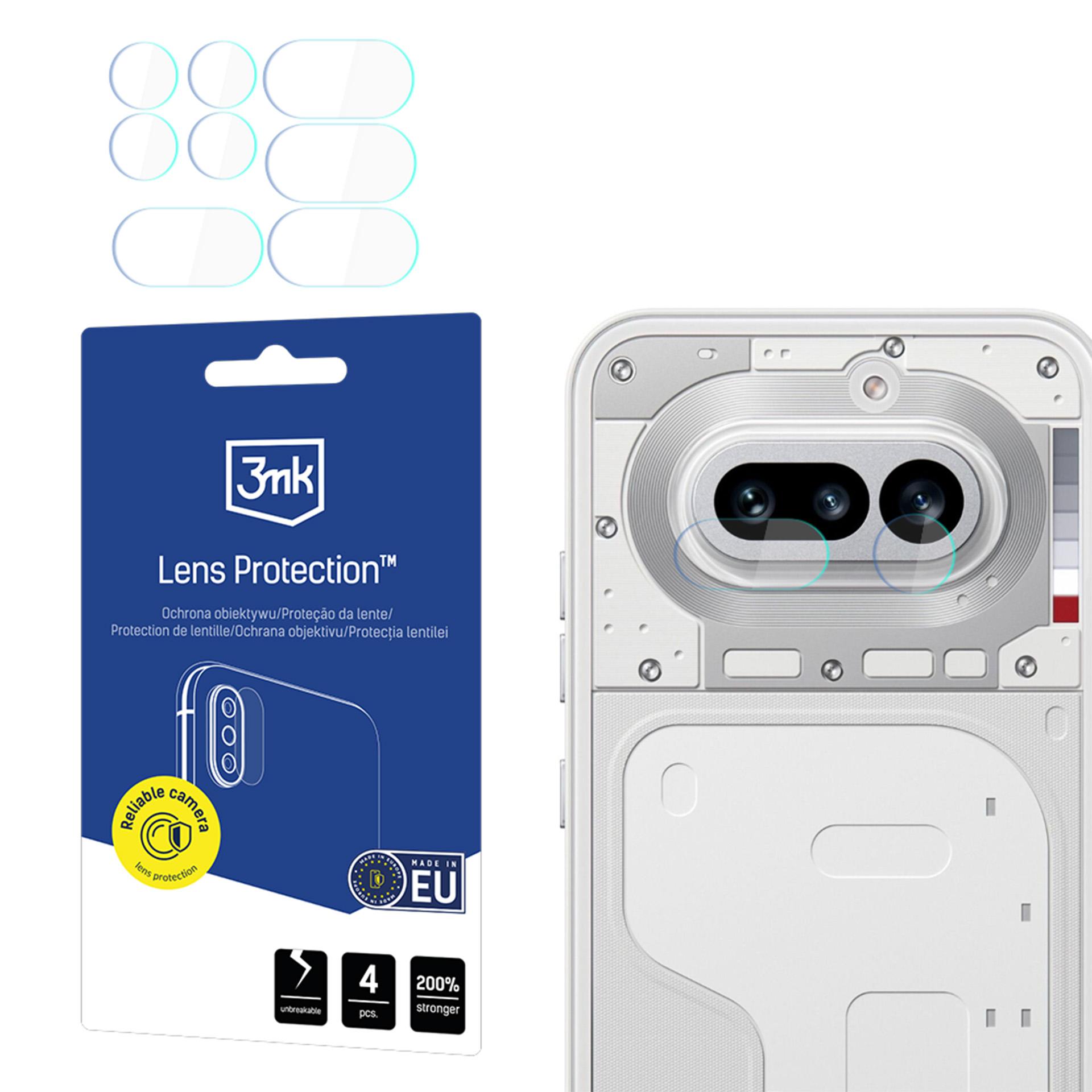 3mk Lens Protection hibrīda kameras objektīva stikls Nothing Phone (4a)
