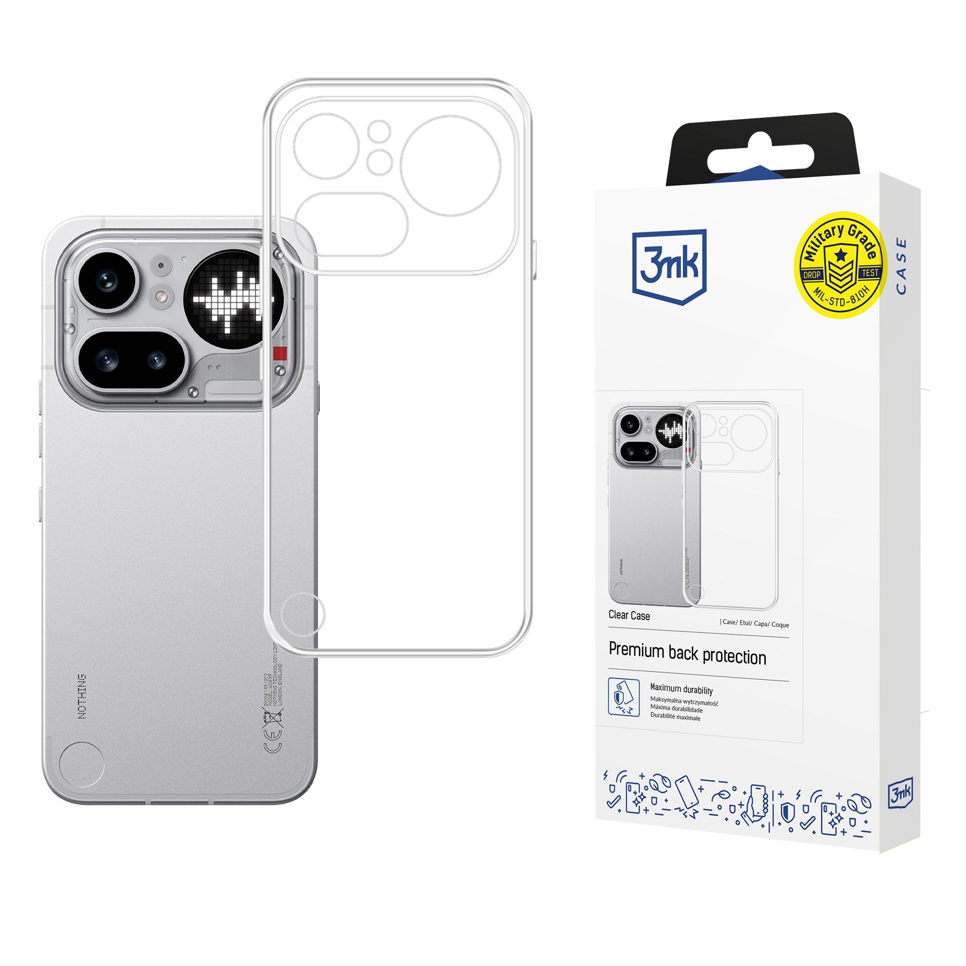 3mk Clear Case maciņš Nothing Phone (4a) Pro - caurspīdīgs