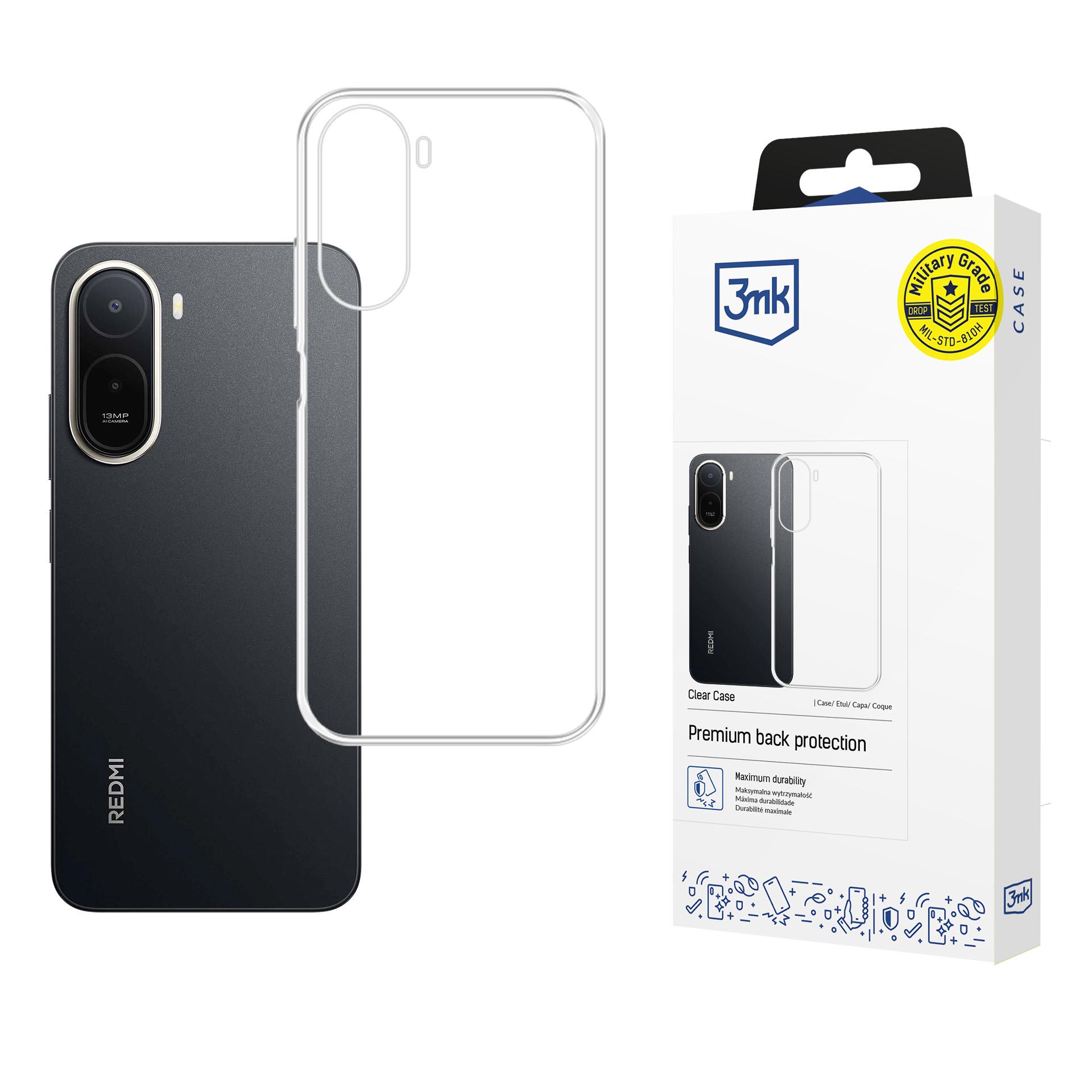 3mk Clear Case Xiaomi Redmi A7 Pro maciņš - caurspīdīgs