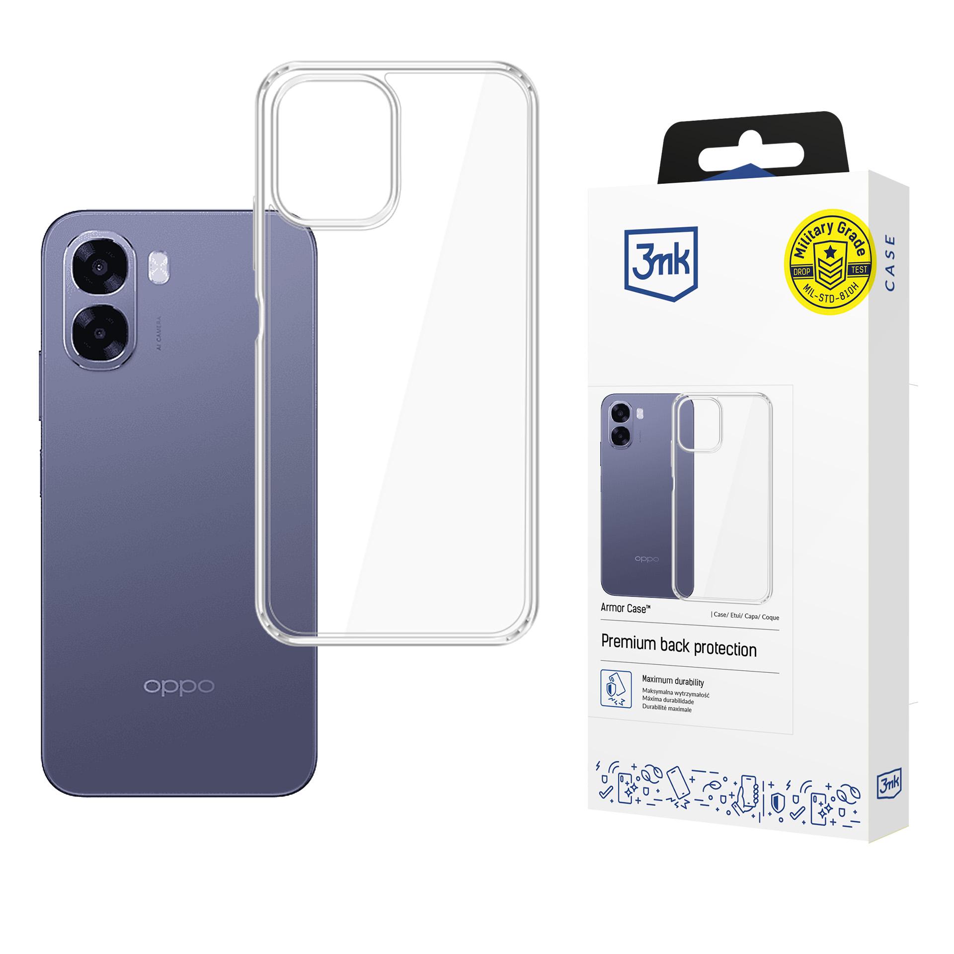 3mk Armor Case Oppo A6 4G / A6K 4G maciņš - caurspīdīgs