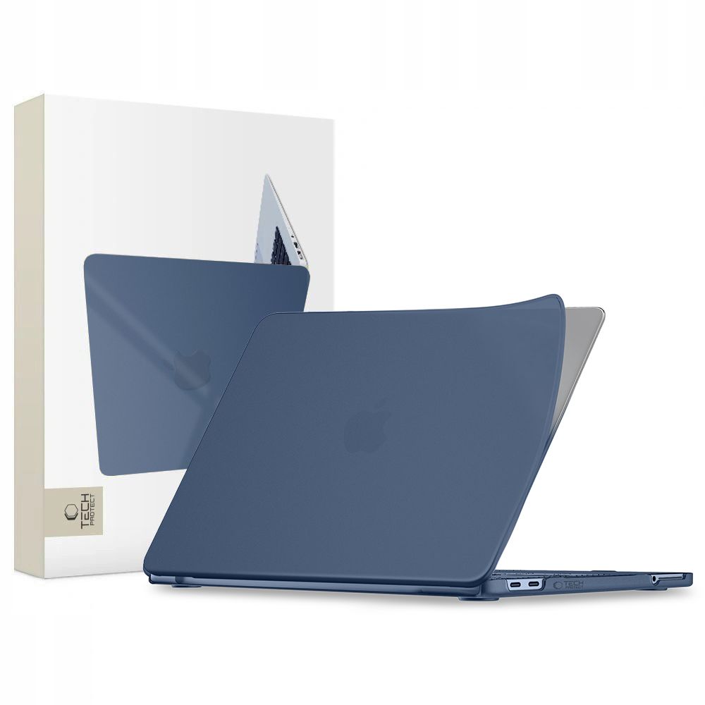 Tech-Protect Softshell vacins MacBook Neo 13 collu 2026, tumsi zils