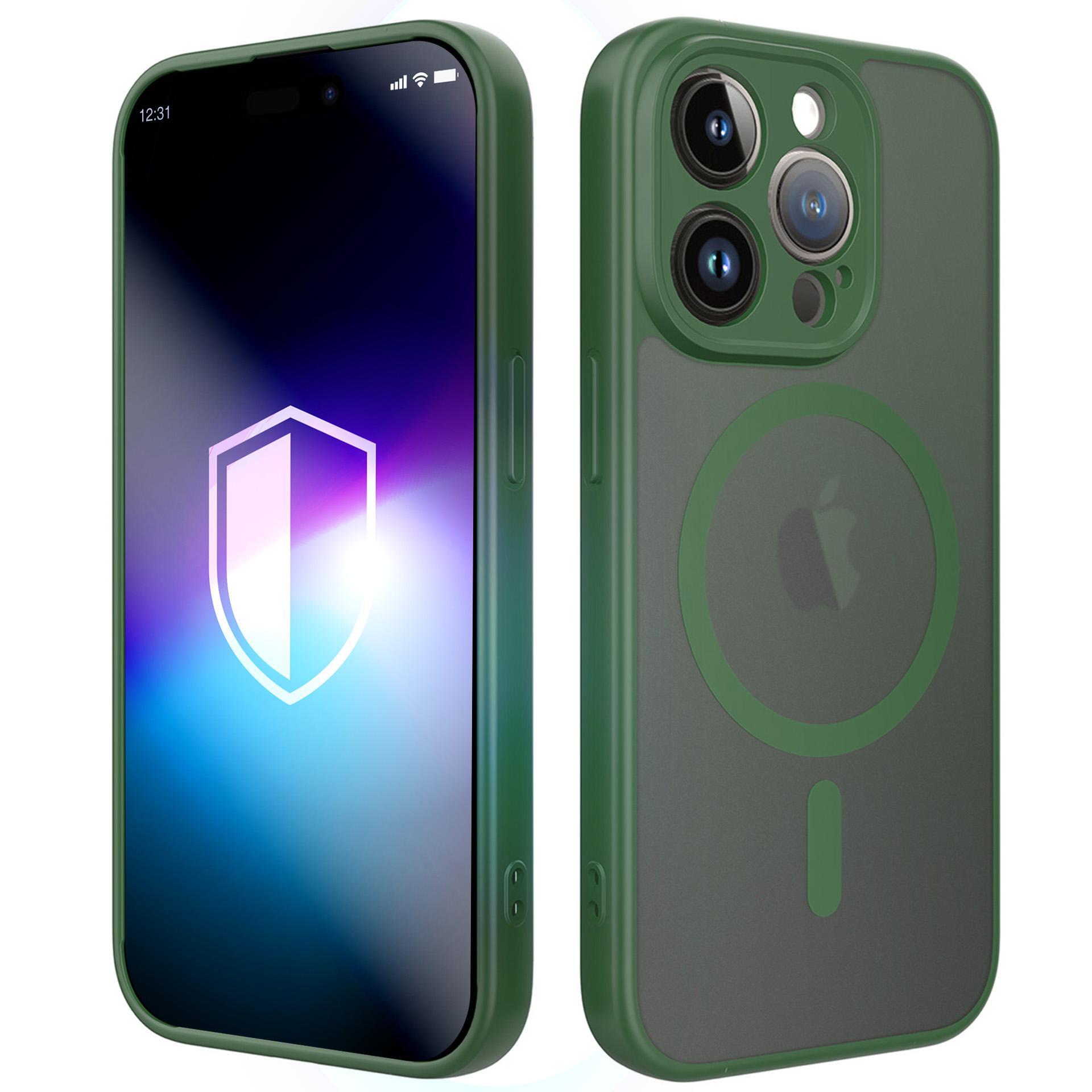 3mk Misty MagCase for iPhone 15 Pro - Green