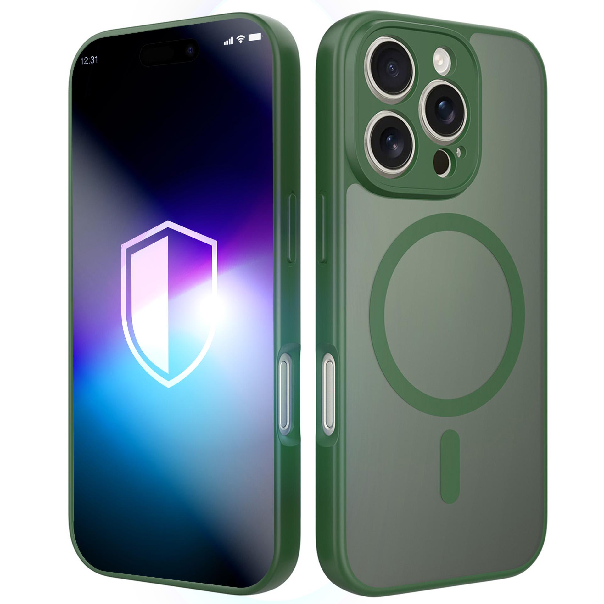 3mk Misty MagCase iPhone 16 Pro Max maciņš - zaļš