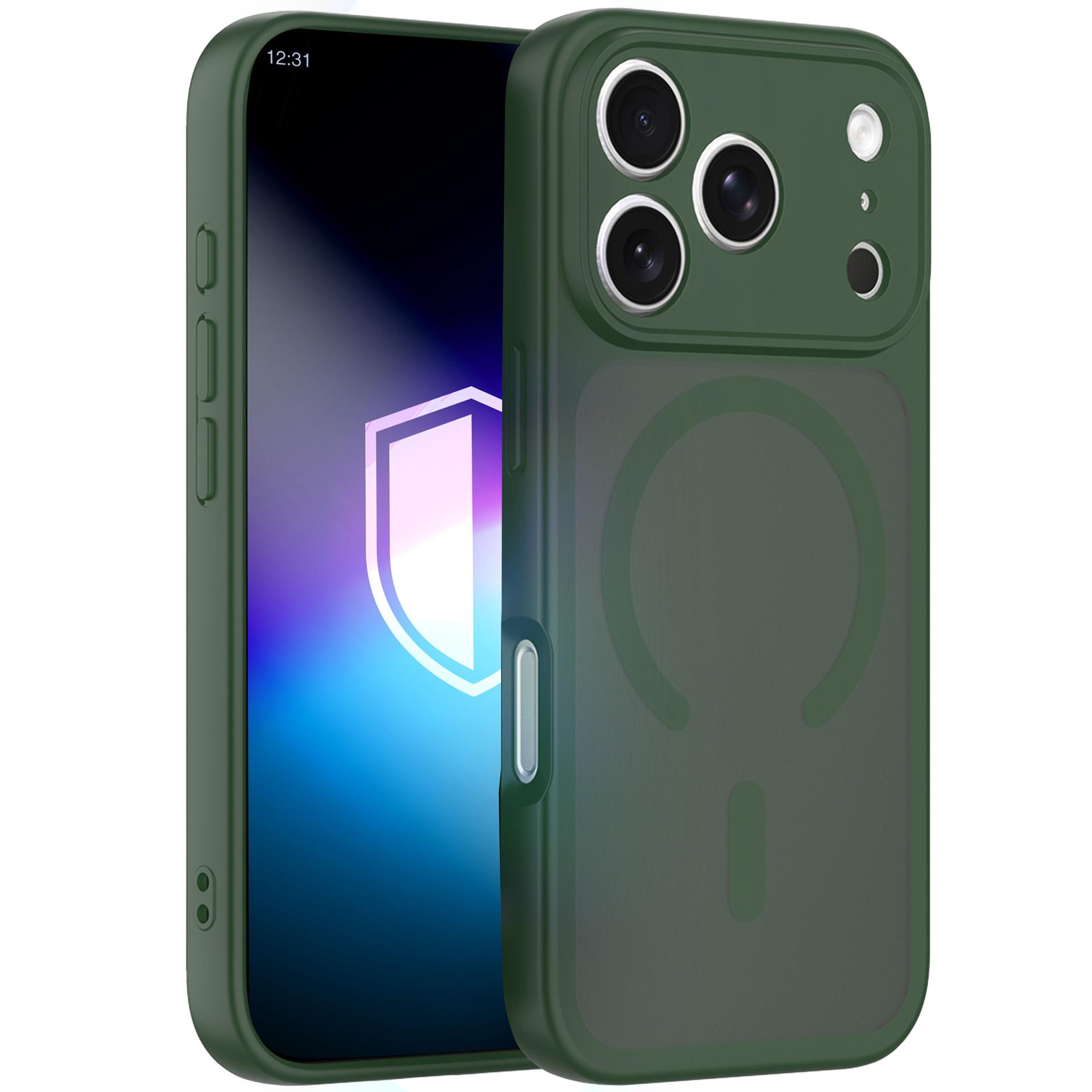 3mk Misty MagCase iPhone 17 Pro maciņš - zaļš