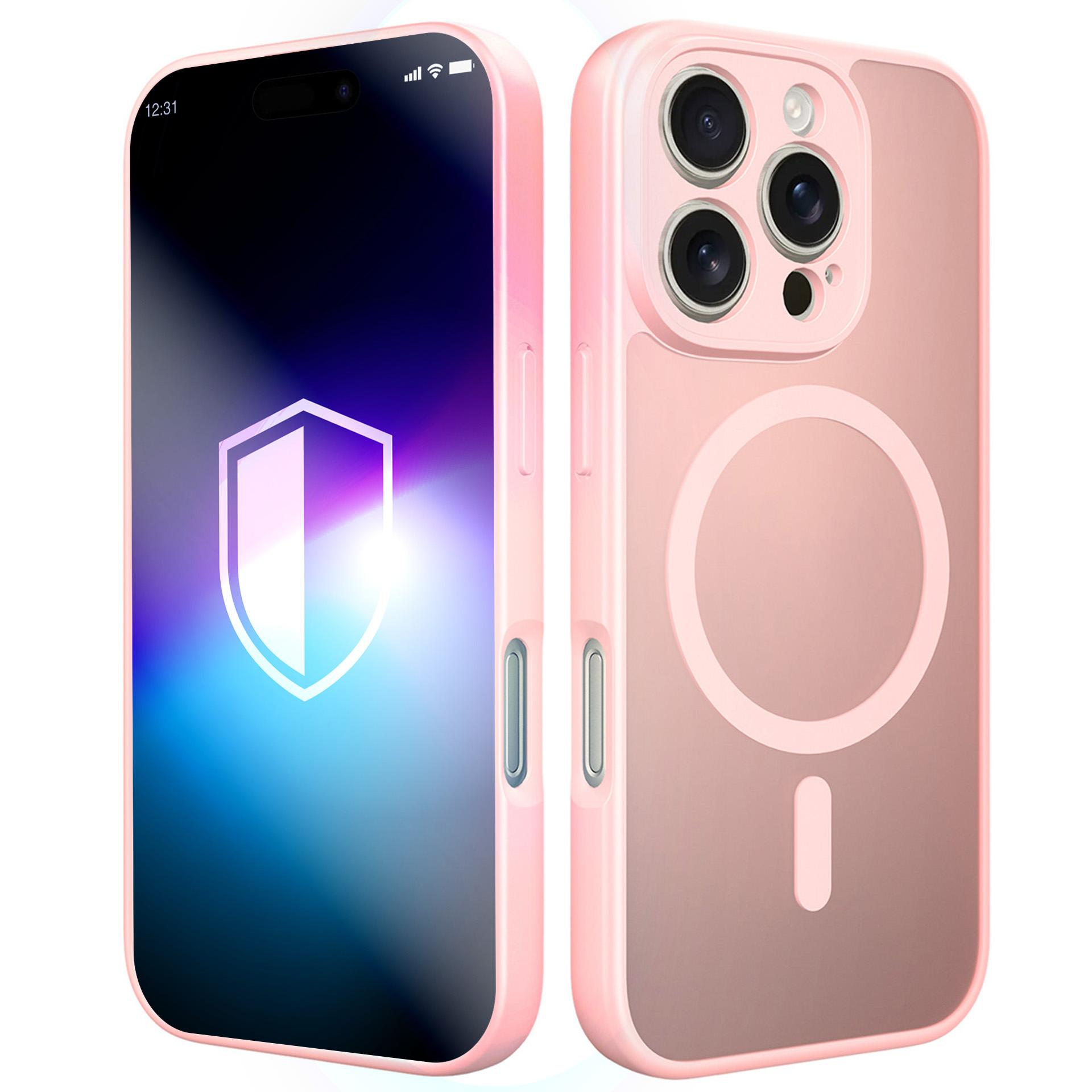 3mk Misty MagCase maciņš iPhone 16 Pro Max - rozā