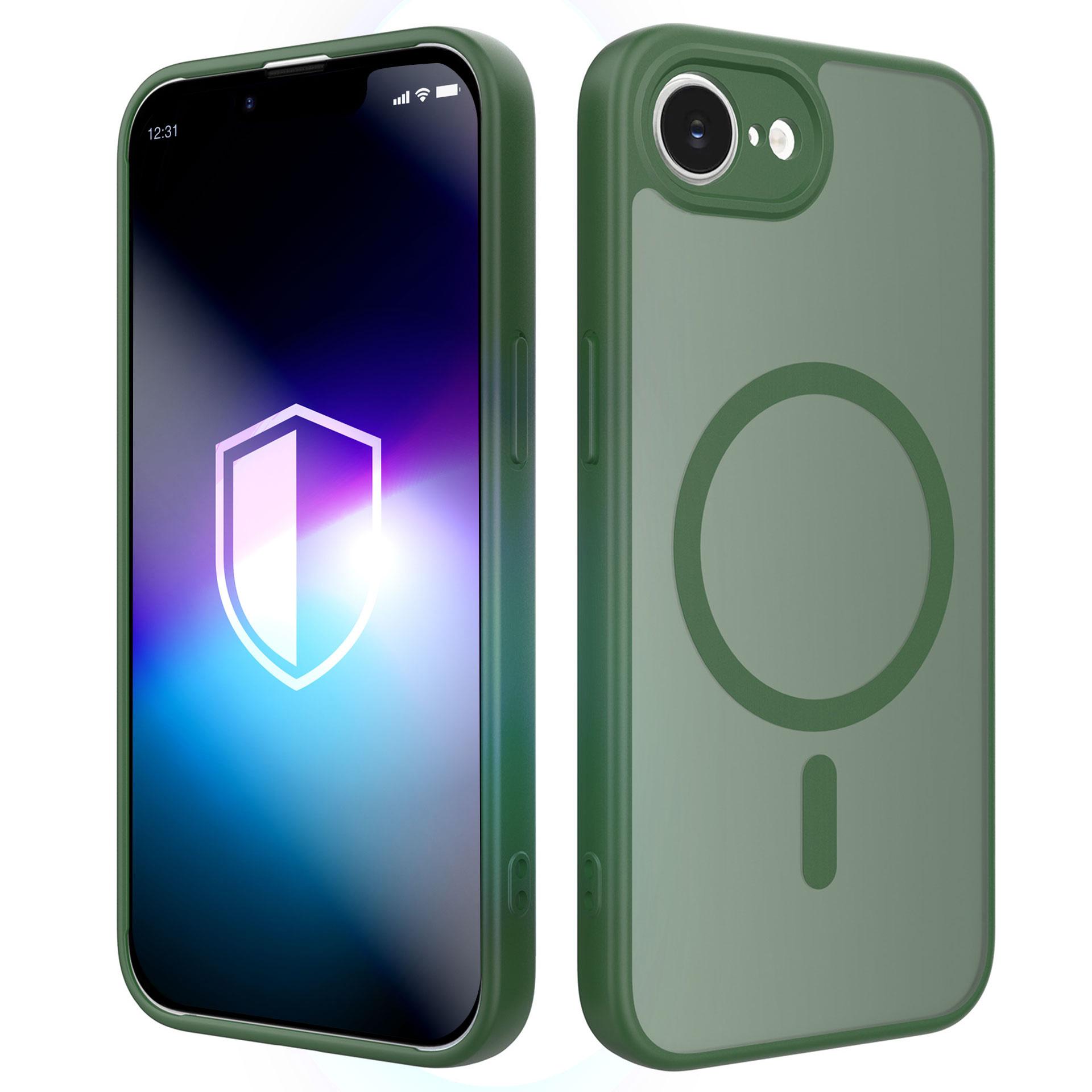 3mk Misty MagCase maciņš iPhone 16E / 17E - zaļš