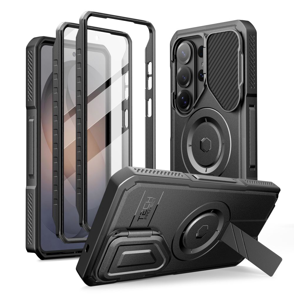 Tech-Protect Kevlar MagSafe 2-komplekts maciņš Samsung Galaxy S26 Ultra - melns