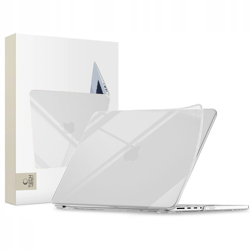 Tech-Protect Softshell maciņš MacBook Pro 16" 2021 / 2023 / 2024 / 2025 / 2026 - caurspīdīgs