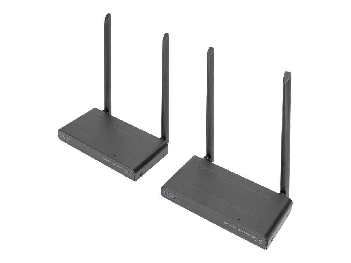 DIGITUS bezvadu HDMI KVM paplašinātāju komplekts 200m Full HD