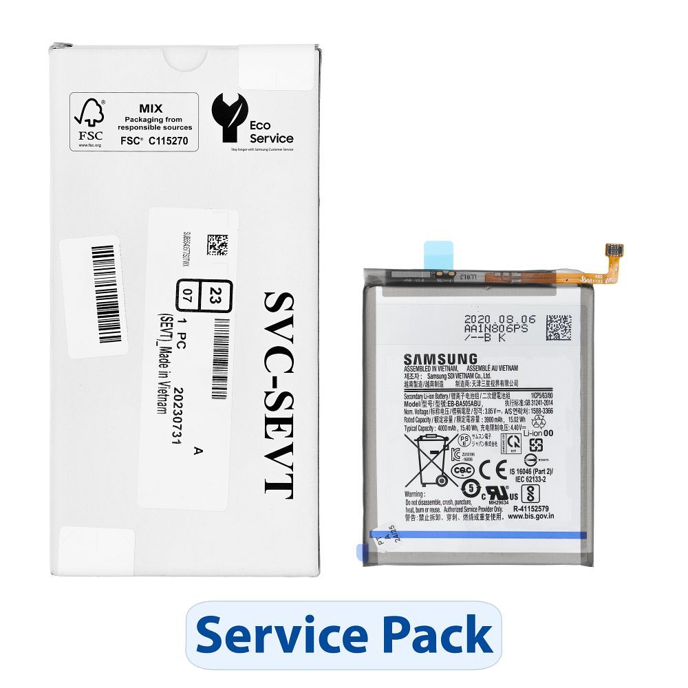 ServicePack akumulators EB-BA505ABE viedtālruņiem SAMSUNG A50, A20, A30 GH82-19269A