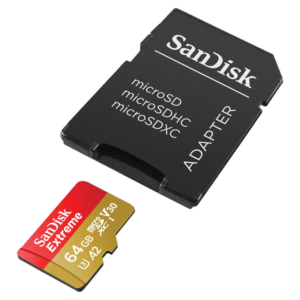 SanDisk atmiņas karte microSD UHS-I 64GB SDSQXAH-064G-GN6MA
