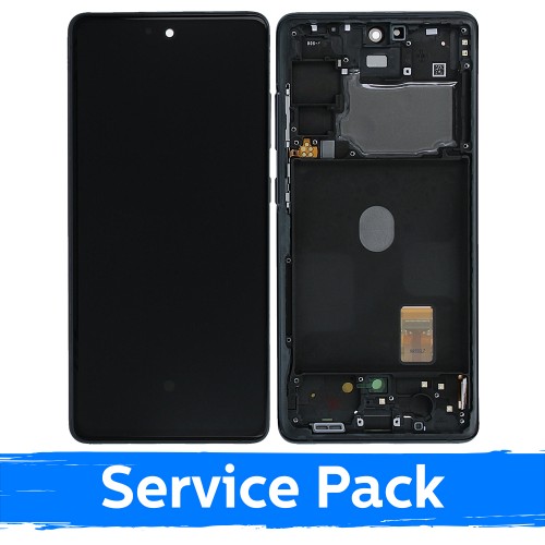 LCD Display Compatible Samsung F731 Z Flip5 (INNER) with Frame / Graphite / (Service Pack) +INCLUDING BATTERY