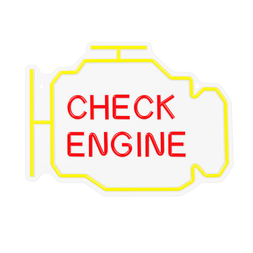 Neon PLEXI LED CHECK ENGINE dzeltens sarkans NNE21 Neolia