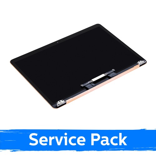 LCD displejs saderīgs (pilns korpuss) MacBook Air M1 13 (A2337) 2020 / Zeltains / (Service Pack)