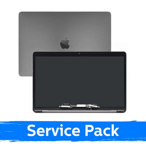 LCD displejs saderīgs (pilns korpuss) MacBook Air M1 13 (A2337) 2020 / Pelēks / (Service Pack)