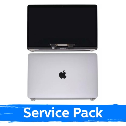 LCD displejs saderīgs (pilns korpuss) MacBook Air M1 13 (A2337) 2020 / Sudrabs / (Service Pack)