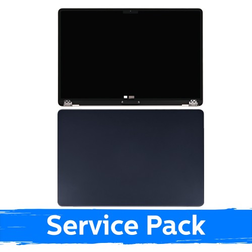 LCD displejs saderīgs (pilns korpuss) MacBook Air M2 15 (A2941) 2023 / Melns / (Service Pack)