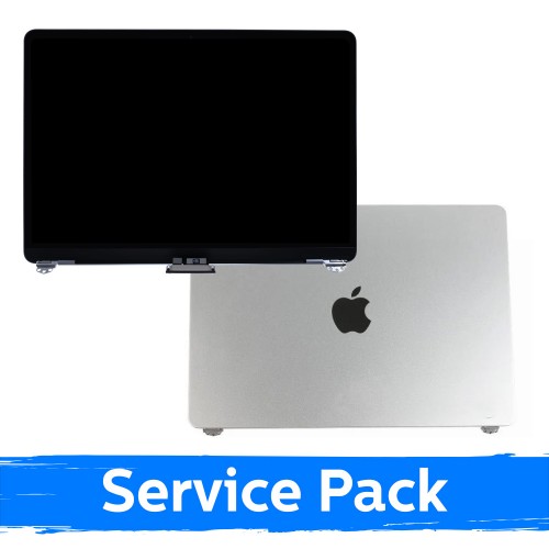 LCD displejs saderīgs (pilns korpuss) MacBook Air M2 15 (A2941) 2023 / Sudrabs / (Service Pack)