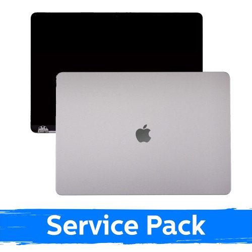 LCD displejs ar korpusu, saderīgs ar MacBook Air M3 13 (A3113) 2024 / Pelēks / (Service Pack)
