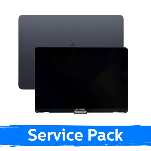LCD displejs ar korpusu, saderīgs ar MacBook Air M4 15 (A3241) 2025 / Melns / (Service Pack)