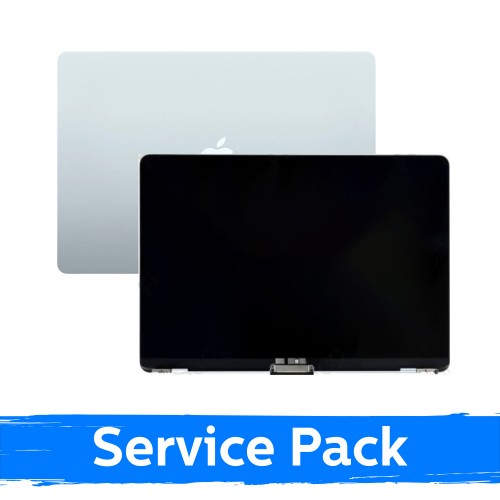 LCD displejs ar korpusu, saderīgs ar MacBook Air M4 15 (A3241) 2025 / Sudrabs / (Service Pack)