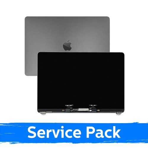 LCD displejs ar korpusu, saderīgs ar MacBook Pro M2 13 (A2338) 2022 / Pelēks / (Service Pack)