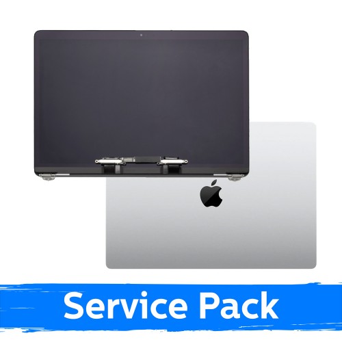 LCD displejs ar korpusu, saderīgs ar MacBook Pro M2 13 (A2338) 2022 / Sudrabs / (Service Pack)