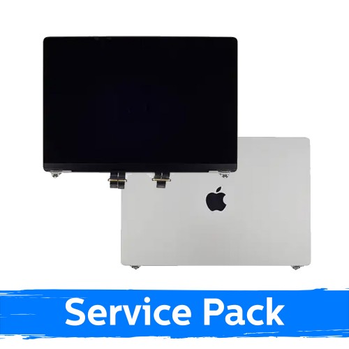 LCD displejs ar korpusu, saderīgs ar MacBook Pro M3 Pro 16 (A2991) 2023 / Sudrabs / (Service Pack)